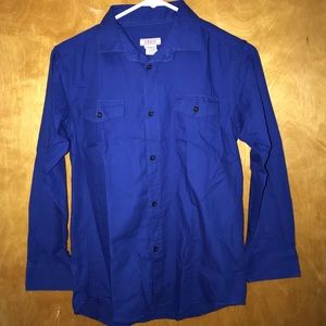Boys collard long sleeve dress shirt